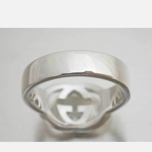 GORGEOUS STERLING SILVER 925 GUCCI RING SIZE 6 to 7 - Picture 5 of 8